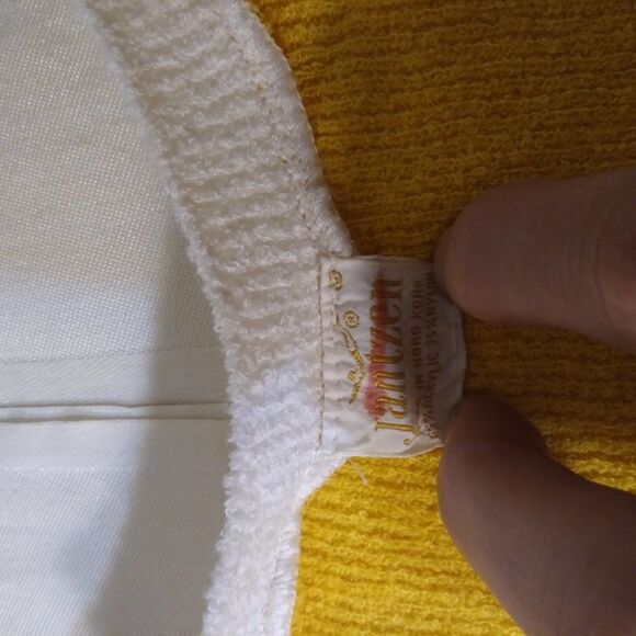 Vintage Jantzen Color Block Cardigan Sweater - Picture 7 of 10